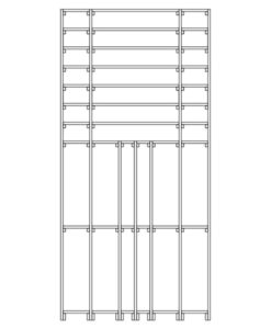 CaveauStar Casier à vin CS-Basic-12 -Esquisses techniques
