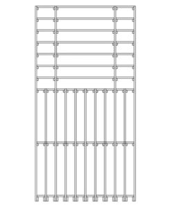 CaveauStar Casier à vin CS-Basic-14 - Schéma technique