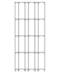 CaveauStar CS-Vinothek-02 - Schizzo tecnico