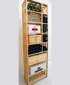 CaveauStar Portabottiglie CS-Basic-22 - laterale sinistro, completo