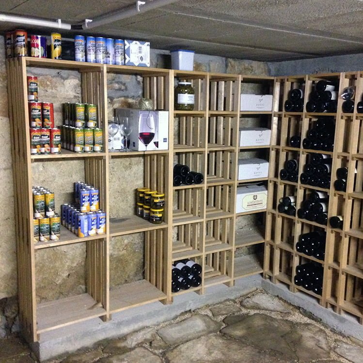 CaveauStar - Weinkeller nach Mass, tiefe Raumhöhe